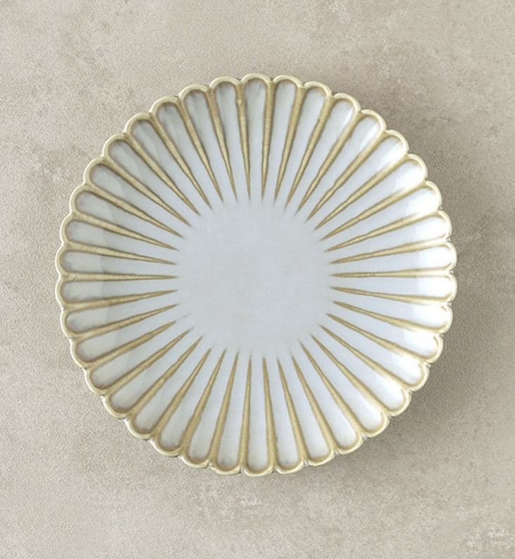 Тарелка Fiore New Bone China Pasta Tabağı 21 cm Gri